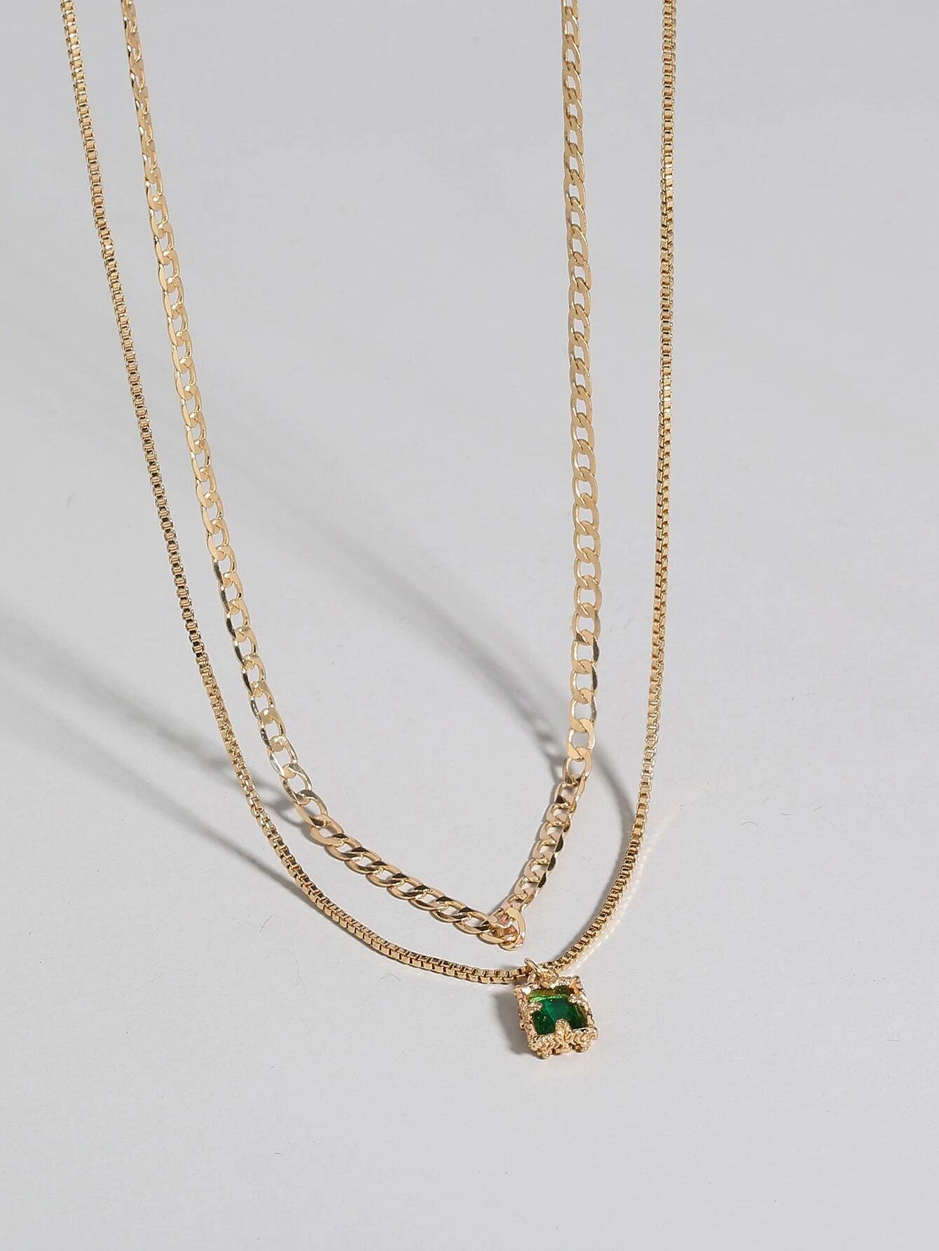 Deux pièces Collier à zircone cubique