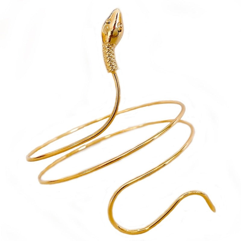 Bracelet de bras serpent Plaqué en Or