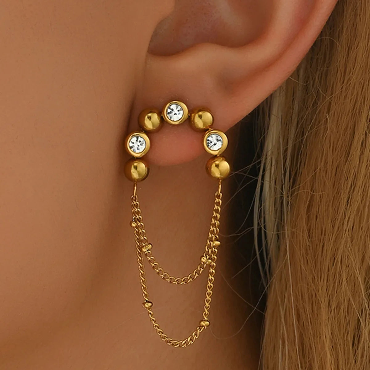 Boucles d’Oreilles Vintage à la Française avec Gland
