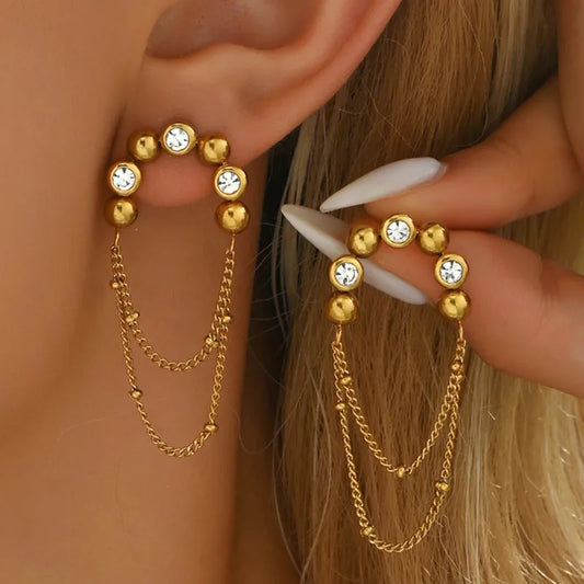 Boucles d’Oreilles Vintage à la Française avec Gland