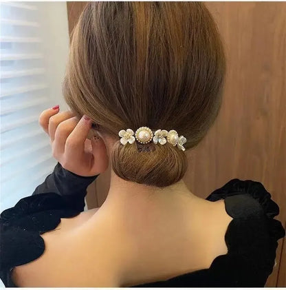 Épingle à Cheveux Fleur Perle Style Coréen
