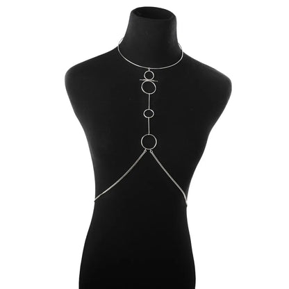 Chaîne De Corps/ collier  Mode Géométrique Placage en Or