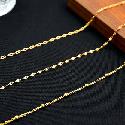 Bracelet de Cheville Femme en Acier Inoxydable