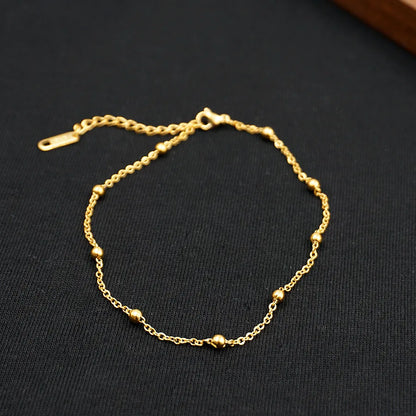 Bracelet de Cheville Femme en Acier Inoxydable