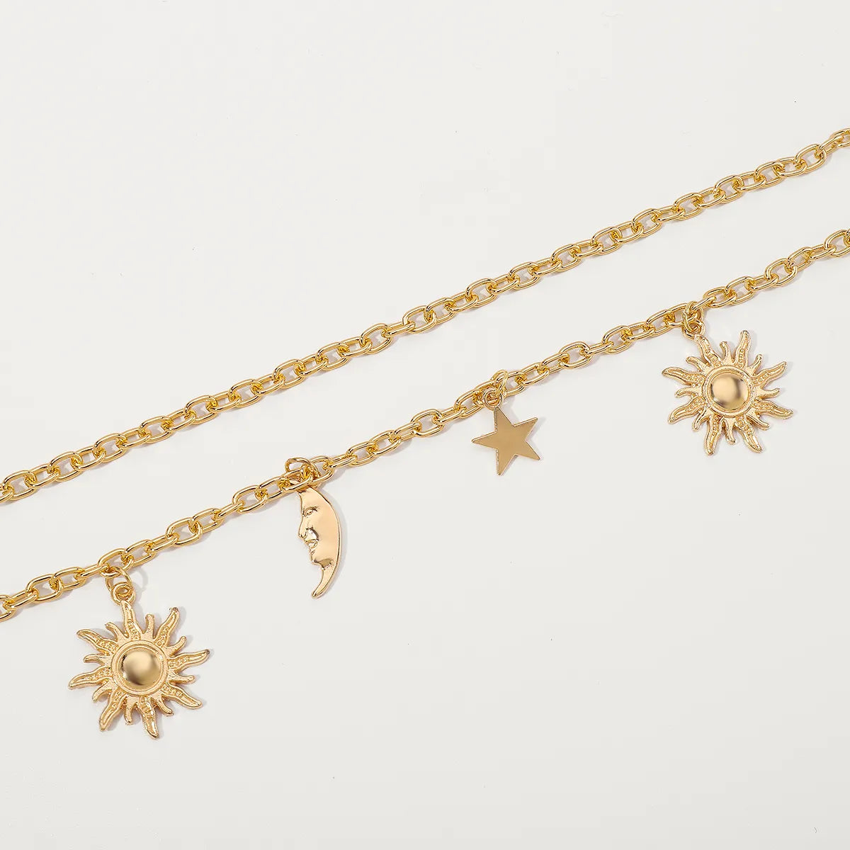 Chaîne De Taille Exagérée Sexy Soleil Étoile Lune