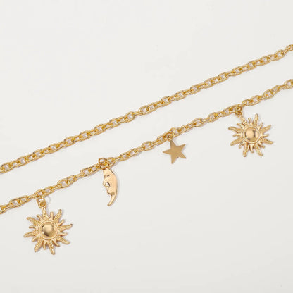 Chaîne De Taille Exagérée Sexy Soleil Étoile Lune