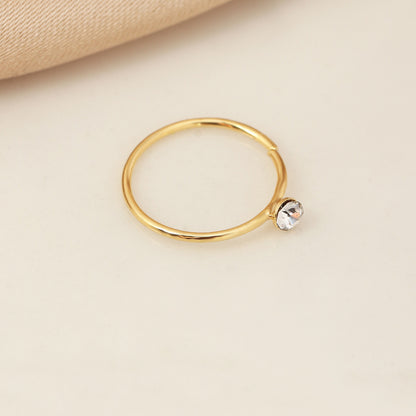 Piercing au Nez Géométrique en Acier Inoxydable