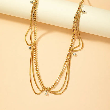 Chaîne de taille femme style ethnique avec strass
