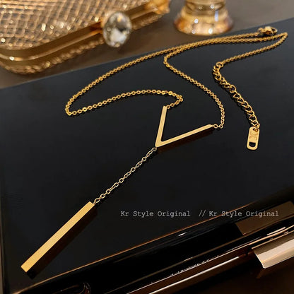 Collier Lettre Simple  Plaqué Or