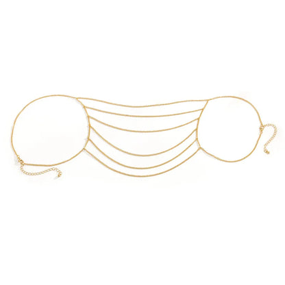 Collier simple géométrique en fer au design moderne